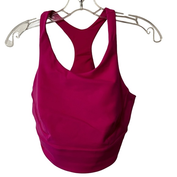 Lululemon Wunder Train Long-Line Bra Medium Support Pink 14 sports bra - Picture 11 of 14